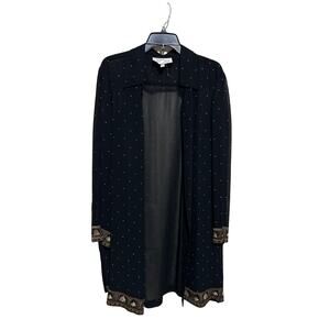 Sarah Elizabeth Embroidered Open Front Cardigan 16